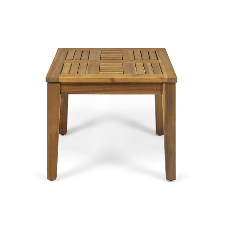 Christopher Knight Home Hampton End Table, 20 "W x 20 "D x 15.75 "H, Natural Brown Christopher Knight Home