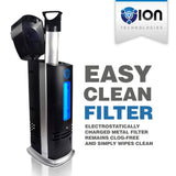 OION Technologies B-1000 Permanent Filter Ionic Air Purifier Pro Ionizer with UV-C, New (Black) OION Technologies