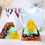 Large Pyramid Resin Mold Big Pyramid Mold for Resin Pyramid Silicone Mold Epoxy Resin Casting Mold for DIY Jewelry Casting Crafts Chistepper