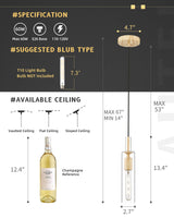 AUTELO 1-Light Pendant Lights - Vintage Pendant Lights Kitchen Island, Light Wood Grain Hanging Light with Clear Cylinder Glass, Pendant Light Fixtures for Kitchen Island Dining Room Bathroom H3875 LW AUTELO