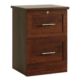 Realspace® 17"D Vertical 2-Drawer File Cabinet, Mulled Cherry Realspace