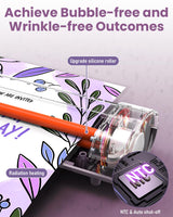 Office Presentation Laminator Machine 11x17 with Laminating Sheet A3/A4/A5, 3/5 Mil Thermal Cold Laminating Machine 13 inch Wide, 60s Warm-Up Lamination Machine, Personal Laminate Machine (Purple) Qfun