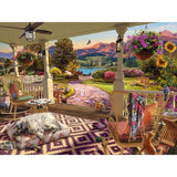 Ravensburger Cozy Front Porch 750 Piece Large Format Jigsaw Puzzle | Premium Quality | Unique Softclick Technology for an Enriching Experience Ravensburger