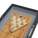 CROWN ME Deluxe Shuffleboard Shuffleboard Bowling Pin Set with Carry Bag, Ball CROWN ME