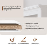 Bevfint 72" Tall Bookcase, White Large Floor Standing Bookshelf, 5 Tier Shelves Open Storage Organizer, Book Case for Living Room Hallway Kitchen Home Office Bedroom, White - 5 Tier Bevfint