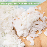 Lumispace 100% Natural Soy Wax Flakes for Candle Making, Eco-Friendly,Farm-Sourced, No Additives, Clean Burning, DIY Candle Supplies, Safe and Pure, 2 LBS LumiSpace