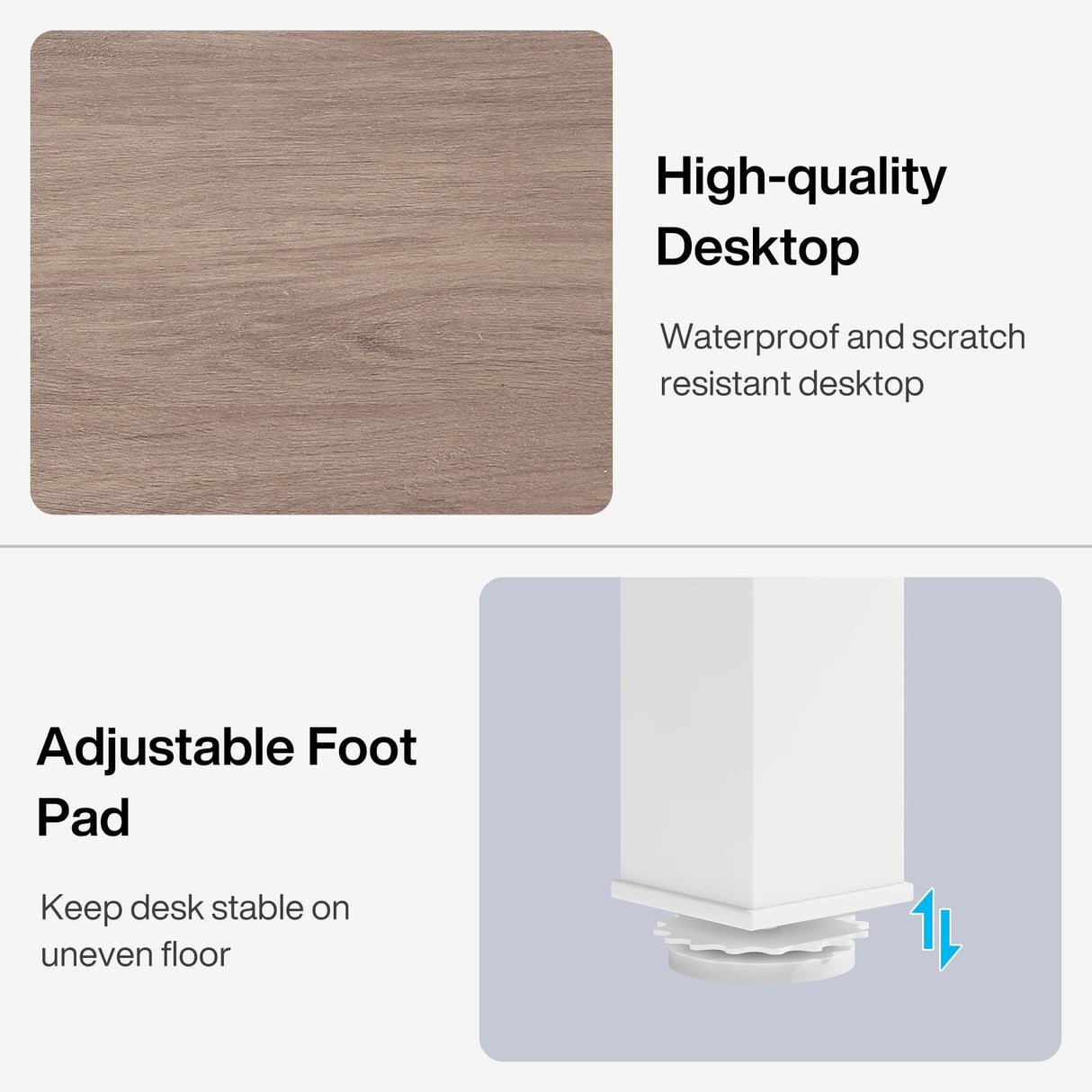 Tribesigns 2-Person Home Office Desk, 78.7" Extra Long Computer Desk, Double Workstation for Home Office, Work Desk for Two People (Oak) Tribesigns