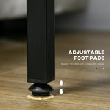 HOMCOM End Table with Wireless Charging Station and 2 USB Ports, Small Side Table with 2-Tier Storage, Drawer for Living Room, Bedroom, Rustic Brown Aosom