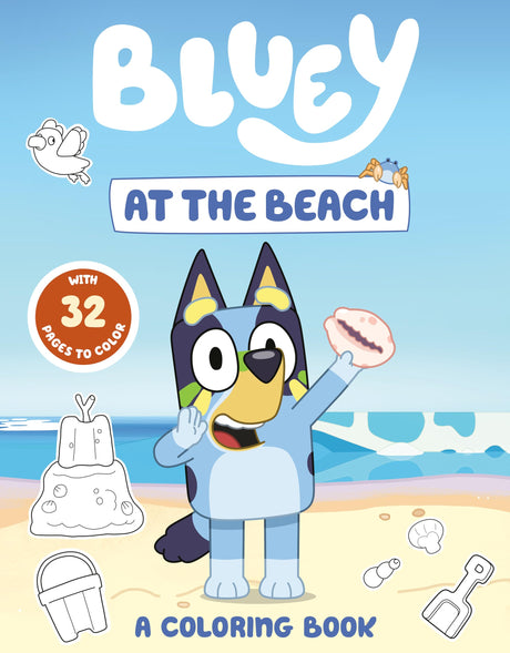 Bluey: At the Beach: A Coloring Book WoodArtSupply
