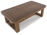 Signature Design by Ashley Cabalynn Traditional Farmhouse Coffee Table, Brown Signature Design by Ashley