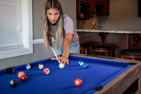 56” 4-in-1 Swivel Multi-Game Table - Air Hockey, Billiards, Foosball, Ping Pong - Rustic Wood Grain Finish, Brown Triumph