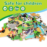 Wooden Puzzles for Kids Ages 3-5, 6 Packs 24 PCs Jigsaw Puzzles Preschool Educational Brain Teaser Boards Toys Gifts for Children, Wood Puzzles for 3 4 5 6 Year Old Boys Girls VIJYYZT