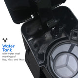 Elite Gourmet EHC113 Personal Single-Serve Compact Coffee Maker Brewer Includes 14Oz. Stainless Steel Interior Thermal Travel Mug, Compatible with Coffee Grounds, Reusable Filter, Black Elite Gourmet