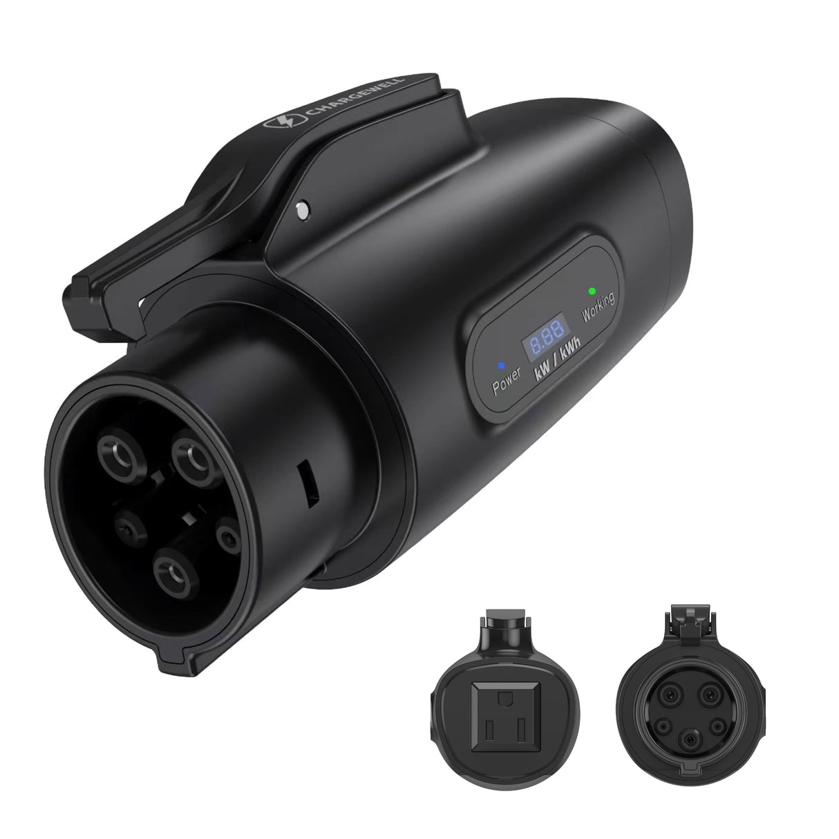 CHARGEWELL J1772 V2L Discharger [15 Amp, 110-250 Volts], Electric Vehicle Charger Adapter, EV Discharger Accessories for Hyundai Ioniq 5, 6, Kia EV6, EV9, NIRO EV, Genesis GV 60, GV 70, G80 & More CHARGEWELL