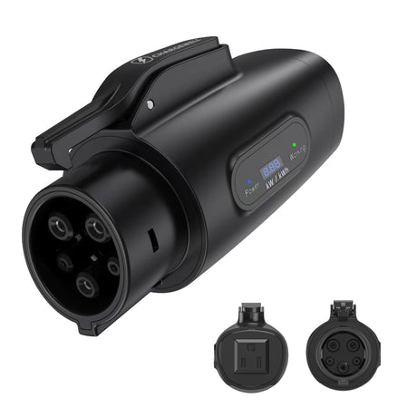 CHARGEWELL J1772 V2L Discharger [15 Amp, 110-250 Volts], Electric Vehicle Charger Adapter, EV Discharger Accessories for Hyundai Ioniq 5, 6, Kia EV6, EV9, NIRO EV, Genesis GV 60, GV 70, G80 & More CHARGEWELL