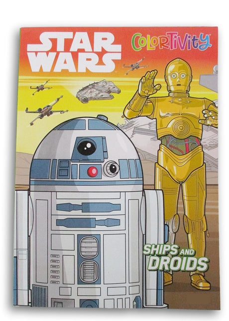 Colortivity Star Wars Coloring and Activity Fun Book - 80 Pages - Cover Varies Colortivity