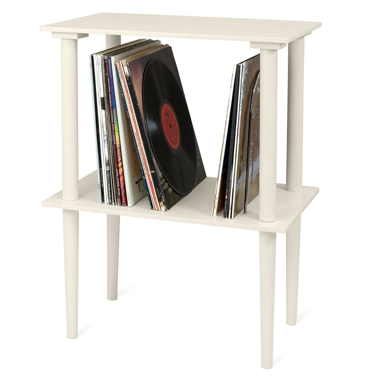 Victrola Innovative Technology Record Stand Turntable White (VA-30-WHT) Victrola