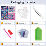 JAKI 4 Pack Cartoon Diamond Art Kits for Adults,Diamond Art Painting Kits for Adults,5D DIY Gem Art Kits for Home Wall Decor(12x12inch) JAKI