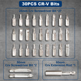 Electric Screwdriver, SORAKO Cordless Screwdriver Rechargeable 4V Max, Power Screwdriver with LED Light, 1300mAh Battery Screwdriver 6 Nm 30 PCS Screw Gun Accessories for Home DIY, Car Repair SORAKO