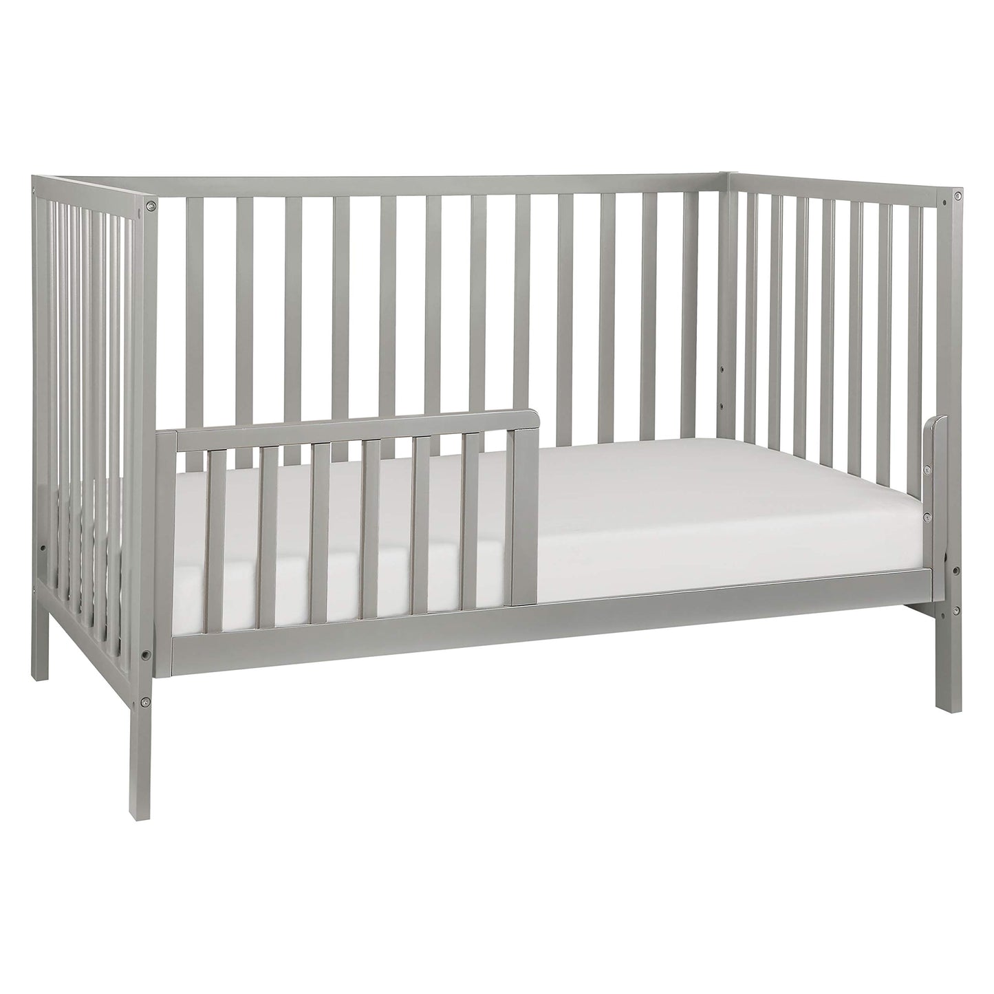 DaVinci Union 4-in-1 Convertible Crib in Grey, Greenguard Gold Certified - WoodArtSupply