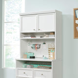 Sauder Craft Pro Series Hutch/Pantry cabinets, W: 31.85" x D: 12.44" x H: 36.06 ", White Sauder