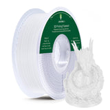 PLA-F Filament White 1KG(2.2LBS), PLA Plus 3D Printer Filament 1.75mm ± 0.02mm Strength and Toughness Fit for Most FDM 3D Printers Lotactree