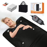 Infrared Sauna Blanket, Portable Far Infrared Sauna Bag Heated for Home, Personal Saunas Blanket for Detox Relaxation, 113-176℉, 20-60 Minutes Timer, 6 Ft x 2.65 Ft Hervimo