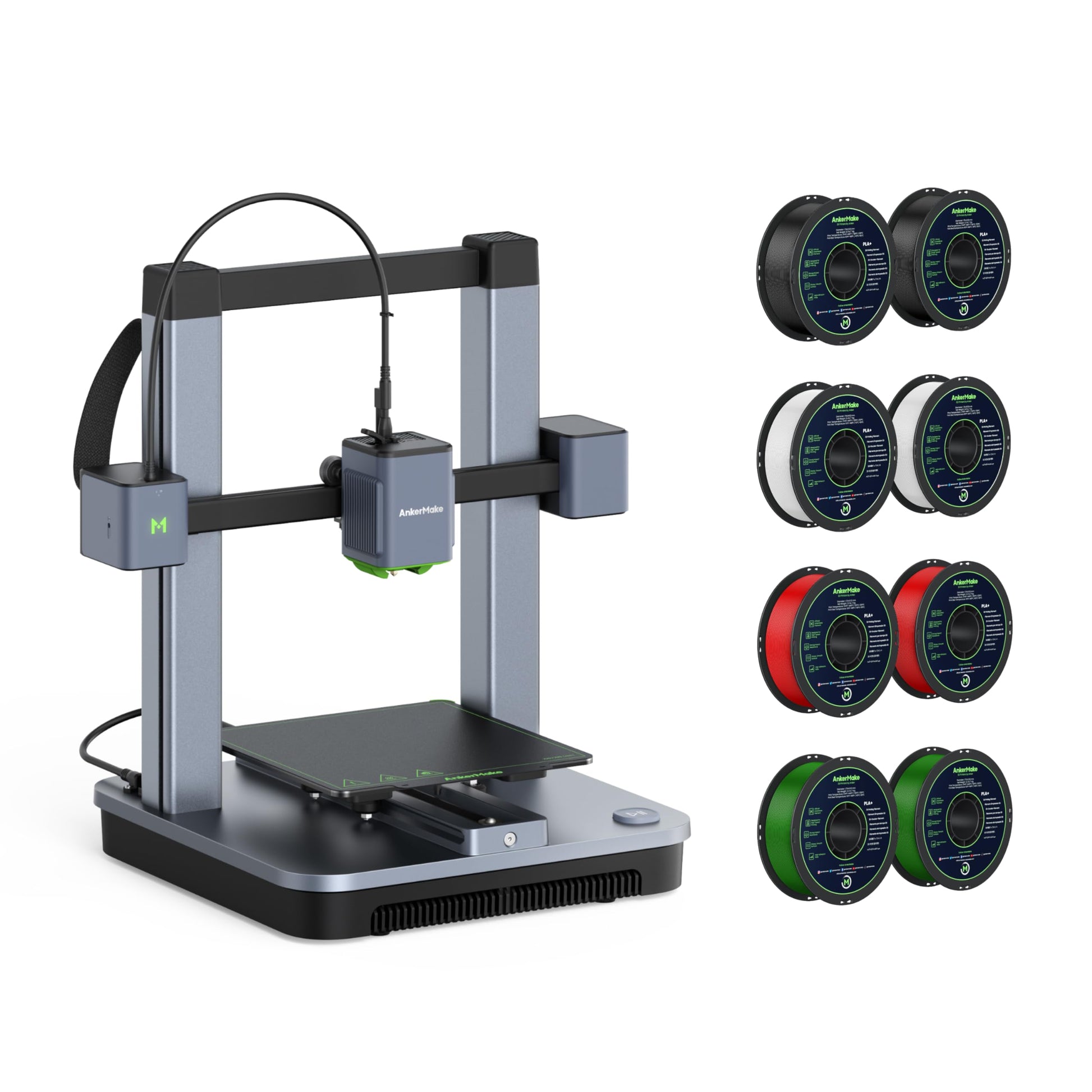 AnkerMake M5C 3D Printer and AnkerMake PLA+ 3D Printing Filament - WoodArtSupply