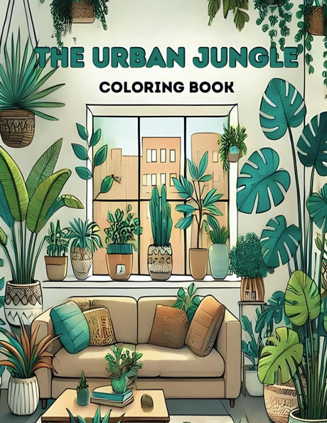 The Urban Jungle: Coloring Book WoodArtSupply