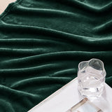 Exclusivo Mezcla Extra Large Fleece Throw Blanket for Couch, Sofa, 300GSM Super Soft and Warm Blankets, Forest Green Throw All Season Use, Cozy, Plush, Lightweight, 50x70 Inches Exclusivo Mezcla