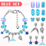 Acejoz 85 Pcs Charm Bracelet Making Kit, DIY Charm Bracelets Beads for Adults and Beginner Jewelry Making Kit Acejoz