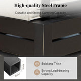 SUNSHINE VALLEY Upgraded 4 Piece Metal Patio Sectional Furniture Set with 5.9" Thick Cushion, Outdoor Furniture Conversation Set with Coffee Table, Patio Modular L Shape Sofa for Backyard Deck Outside SUNSHINE VALLEY