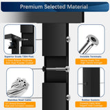 Gyykzz 2Pack One-Stop Side Mount Cable Railing Post Kits 42" (Post Body 47.6"), Complete Set Include 2 Pack Side Mount Line Posts, 105ft Cable, 12 Sets Cable Tensioner, 48 Cable Grommets (No Handrail) Gyykzz