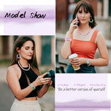 Wuollgess 6000 PCS Clay Beads Bracelet Making Kit with A to Z Alphabet Letter Beads, Friendship Bracelet Kit, Earrings Necklace Craft Jewelry Making Kit for Adults Wuollgess