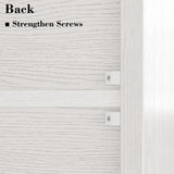 IRONCK Industrial Bookshelves and Bookcases with Doors Set of 2 Floor Standing 6 Shelf Display Storage Shelves 70 in Tall Bookcase for Home Office, Living Room IRONCK