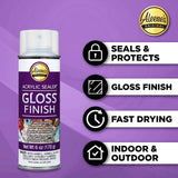 Aleene's 26412 Spray Gloss Finish, 6 Oz Acrylic Sealer, Original Version Aleene's