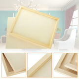 FVIEXE 6PCS Wood Panels for Painting, 12 x 16 Inch Craft Wood Canvas Panel Boards Unfinished Wooden Painting Pouring Panel Board for Arts & Crafts FVIEXE