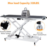 48" Electric Dog Grooming Table with Remote, Capacity Up to 330Lb, Height Adjustable 9" to 40", Grooming Table with Tool Organizer, Large Pet Grooming Station for Pets Bathing Drying Garvee