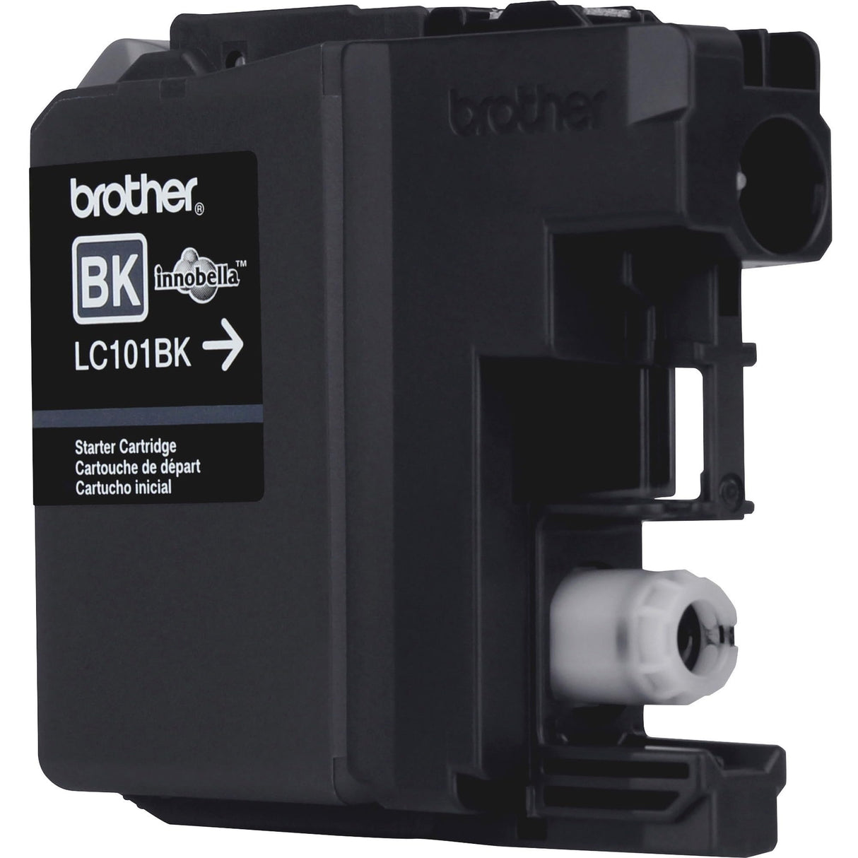 Brother Genuine Standard Yield Black Ink Cartridge, LC101BK, Replacement Black Ink, Page Yield Upto 300 Pages, LC101 Brother