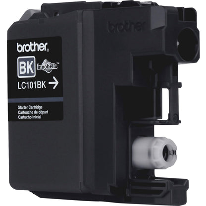 Brother Genuine Standard Yield Black Ink Cartridge, LC101BK, Replacement Black Ink, Page Yield Upto 300 Pages, LC101