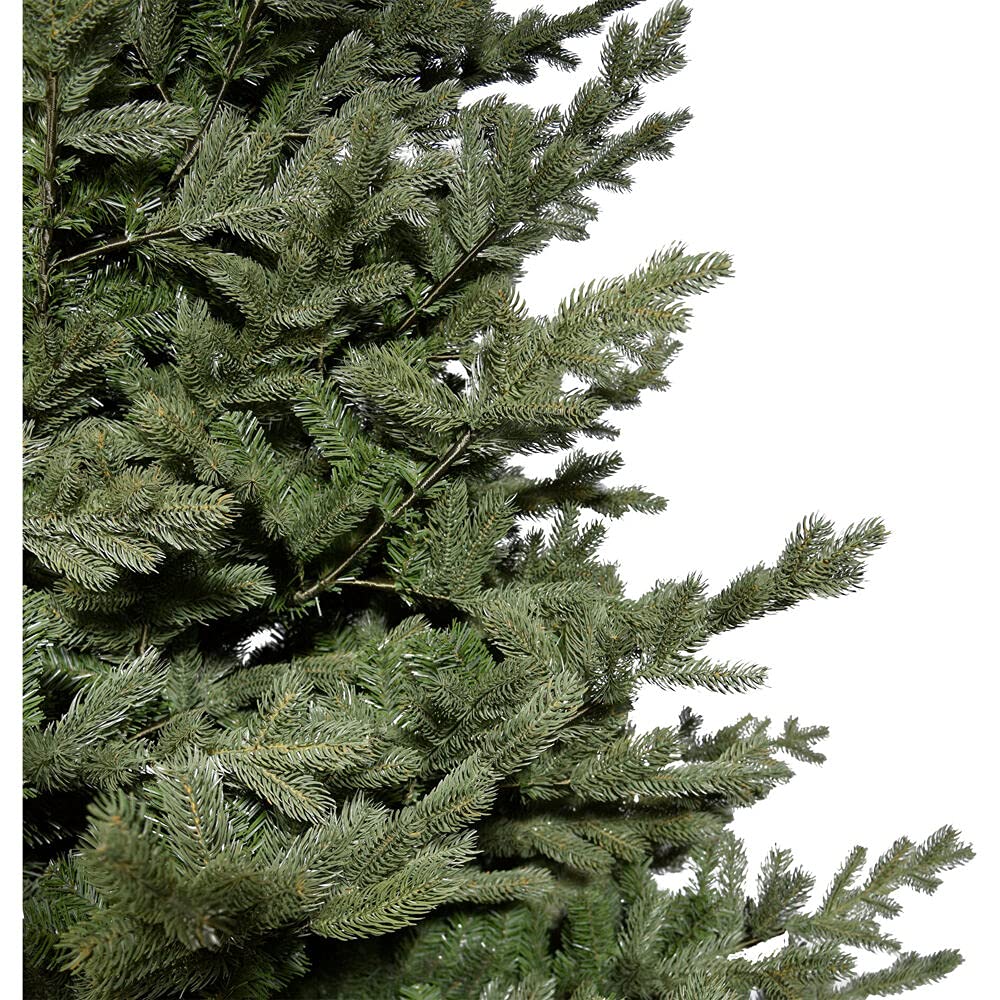 Fraser Hill Farm Woodside Pine Christmas Tree, 12 Feet Tall | Perfect Artificial Holiday Tree for Living Room, Family Room, or Den | No Lights Attached | FFWS012-0GR, Green