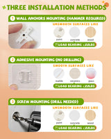 Soubeoii Metal Pegboard Combination Kit — 4 Carbon Steel Pegboards with 26 Accessories, Pegboard Wall Organizer for Home, Office, Study Room, Kitchen, Garage & Craft Room — 24″ × 24″ Pink Peg Board Soubeoii