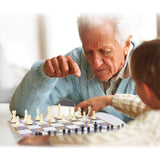 NiArt Chess Mold for Resin Casting 12.4"x12.4" Board Soft Silicone 3D Art DIY Crafts Making Kit Epoxy UV Plaster Glossy Tray Holder Home Decor Restaurant School Office Ornament Jewelry Agate Coaster NiArt