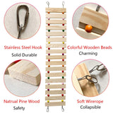 Vehomy Chicken Coop Toy Chicken Toys for Hens Natural Wood Chicken Ladder Chicken Swing Chicken Perch for Birds Poultry Rooster Chicks L Vehomy