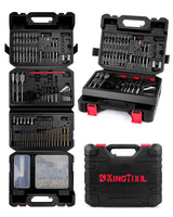 KingTool Drill Bit Set - 418 PCS Drill Bits, Drill Set & Drill Bit for Wood, Metal, Masonry, Cement, Screwdriver Bit Set Combo Kit Perfect for DIY Projects and Home Repairs KingTool