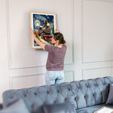 MOGTAA Christmas Diamond Art Kits for Adults, 5D Full Drill Christmas Train Diamond Painting Kits for Adults Beginner, DIY Round Diamond Dots for Adults, Gem Art for Home Wall Decor 12 X 16 Inch MOGTAA