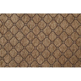 Acme Chateau De Ville Fabric Tufted Sofa with 5 Pillows in Espresso Acme