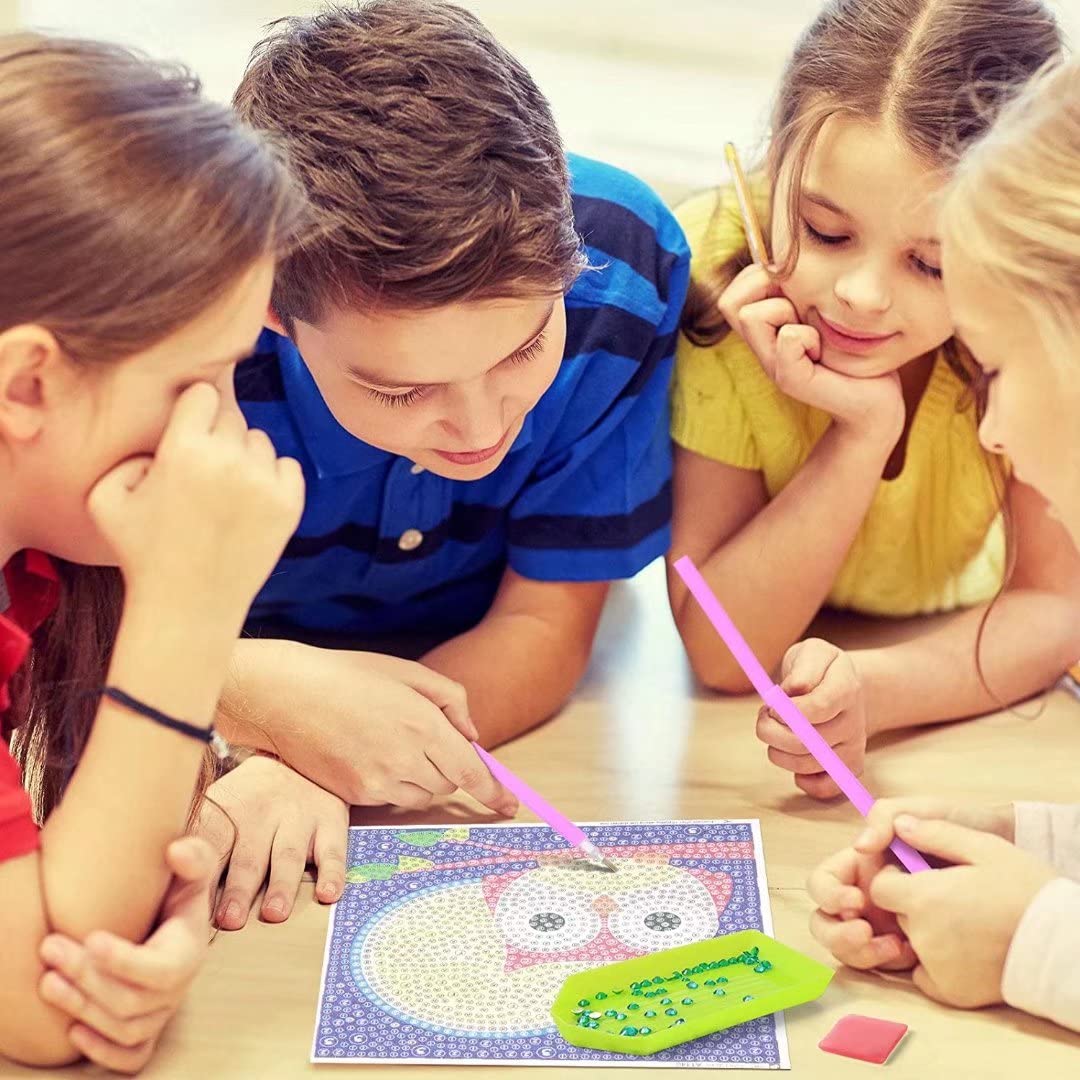 ZKOPAVS Diamond Painting Kits Purple Dream Catchers and Butterflies Full Drill Paint with Crystal Rhinestone Cross Stitch for Home Office Wall Crafts Decor 8x12 Inch ZKOPAVS