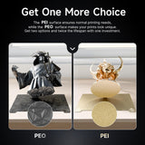 YOOPAI Double-Sided PEI+PEO Sheet and Flexible Magnetic Build Plate, 235 * 235mm 3D Printer Bed Platform for Creality K1/K1C/Ender 3/Ender 5 S1/Ender 3 Pro/Ender 3 V3/Ender 3 S1 Pro/Ender 3 Neo YOOPAI