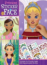 Bendon Create-A-Face Sticker Pad (Princess) Bendon